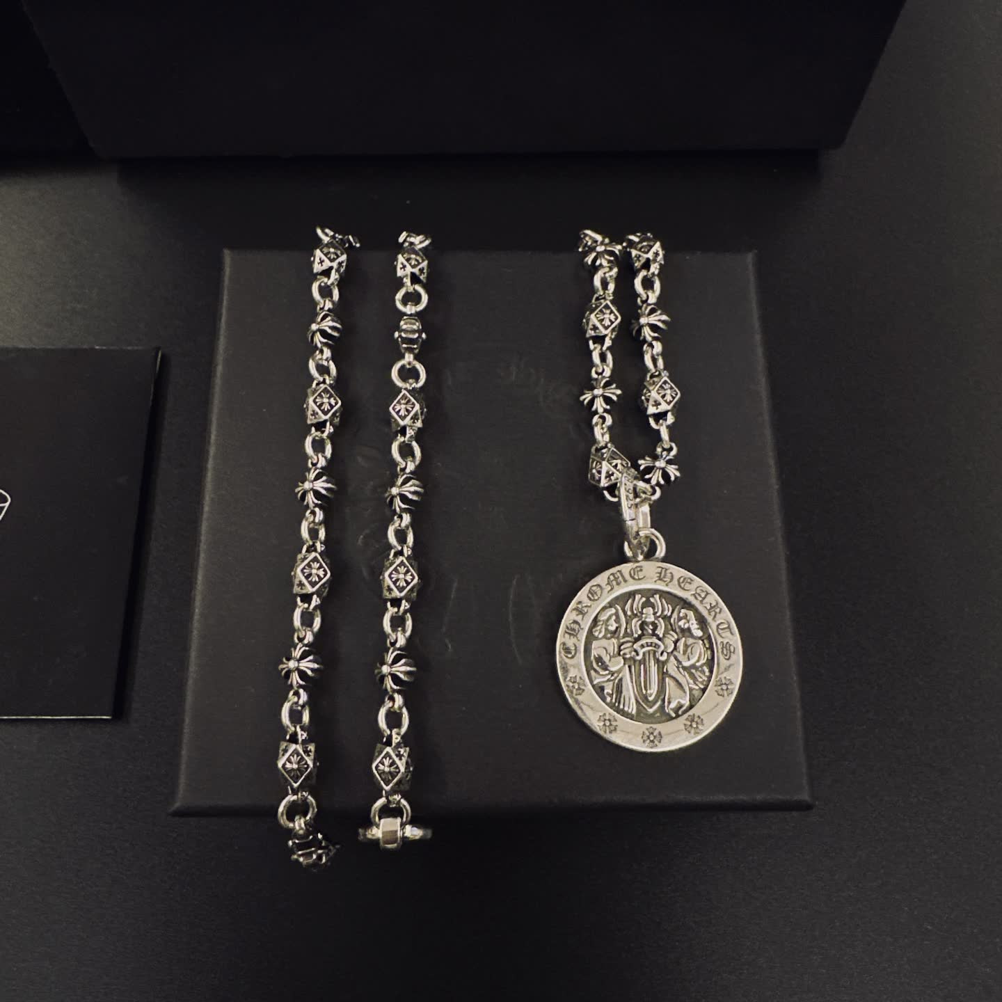 Chrome Hearts Silver Chain with Pendant